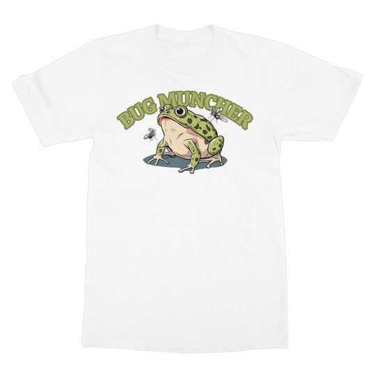 Bug Muncher T-Shirt - White - Funny T-Shirt