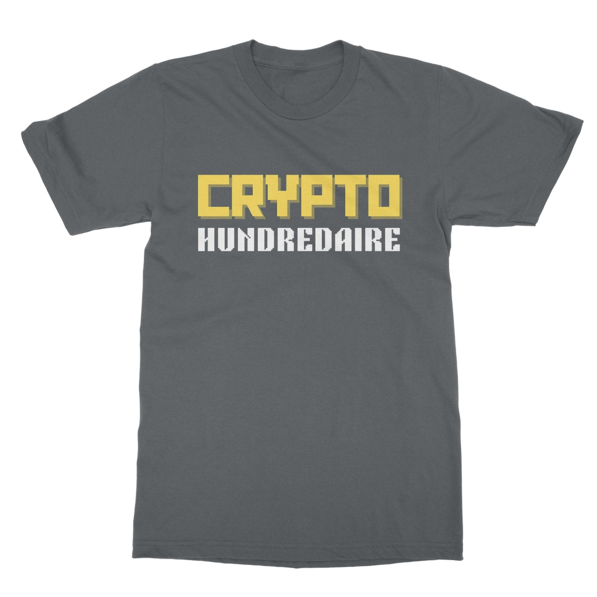 Crypto Hundredaire T-Shirt - Charcoal - Funny T-Shirt