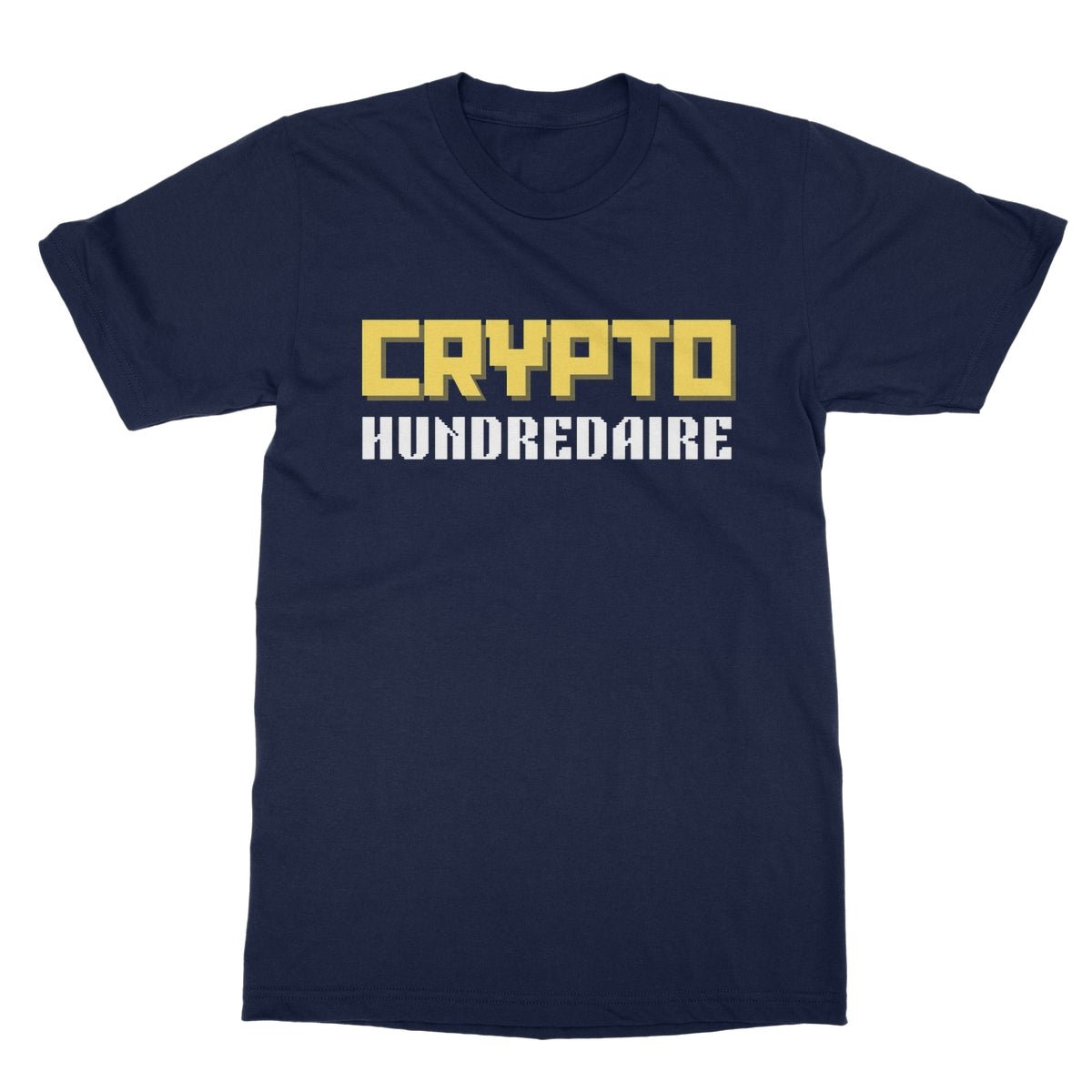 Crypto Hundredaire T-Shirt - Navy - Funny T-Shirt