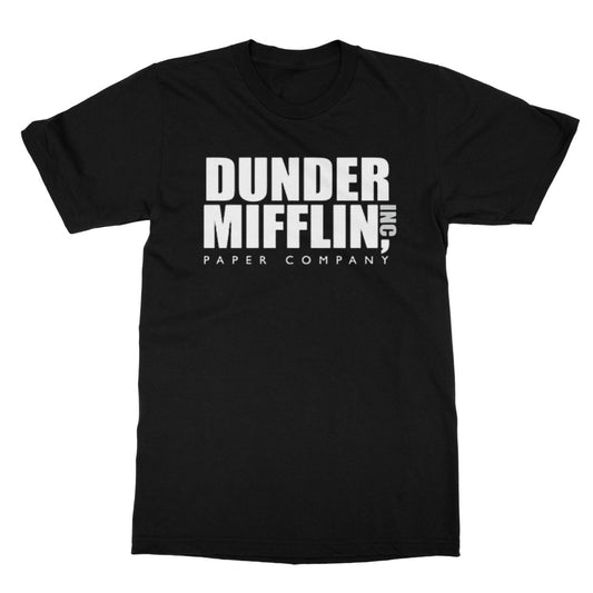 Dunder Mifflin T-Shirt - Black - Funny T-Shirt