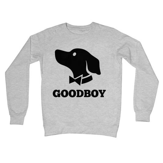 Goodboy Jumper - Heather Grey - Funny Jumper