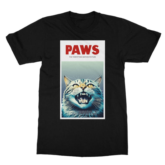 Paws T-Shirt - Black - Funny T-Shirt