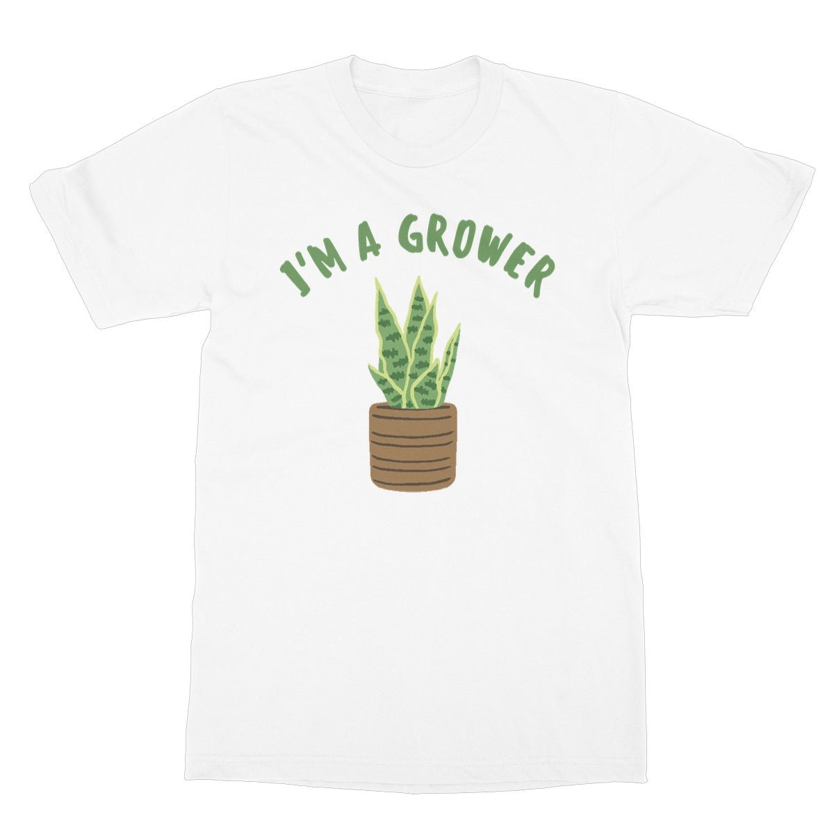 I'm A Grower T-Shirt - White - Funny T-Shirt