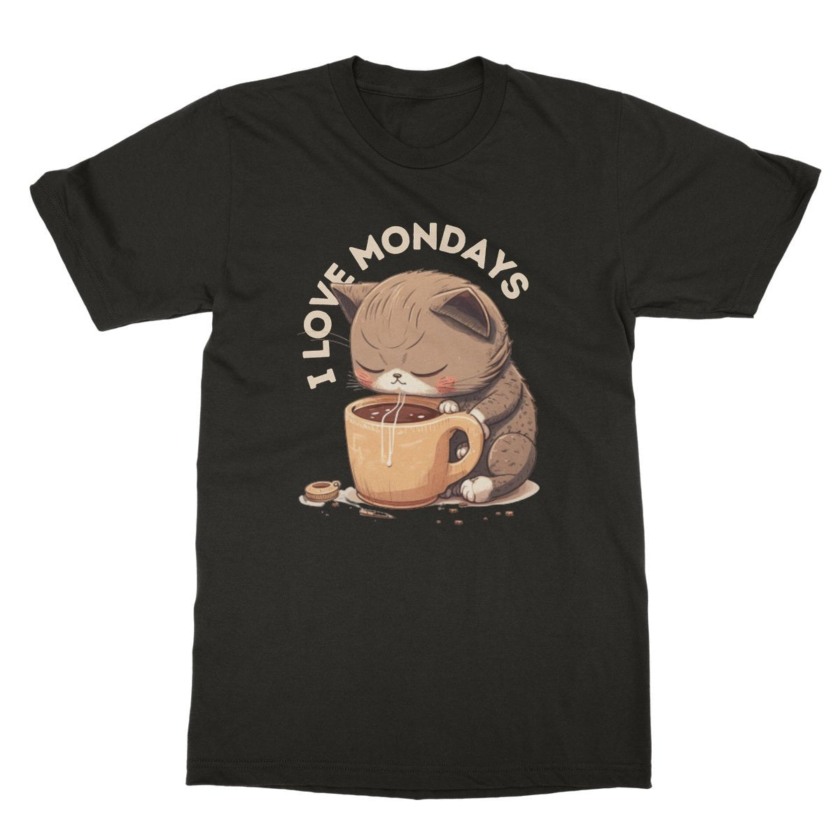 I Love Mondays T-Shirt - Dark Chocolate - Funny T-Shirt