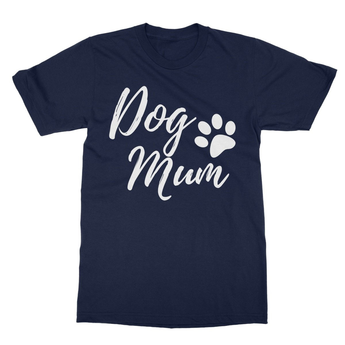 Dog Mum T-Shirt - Navy - Funny T-Shirt