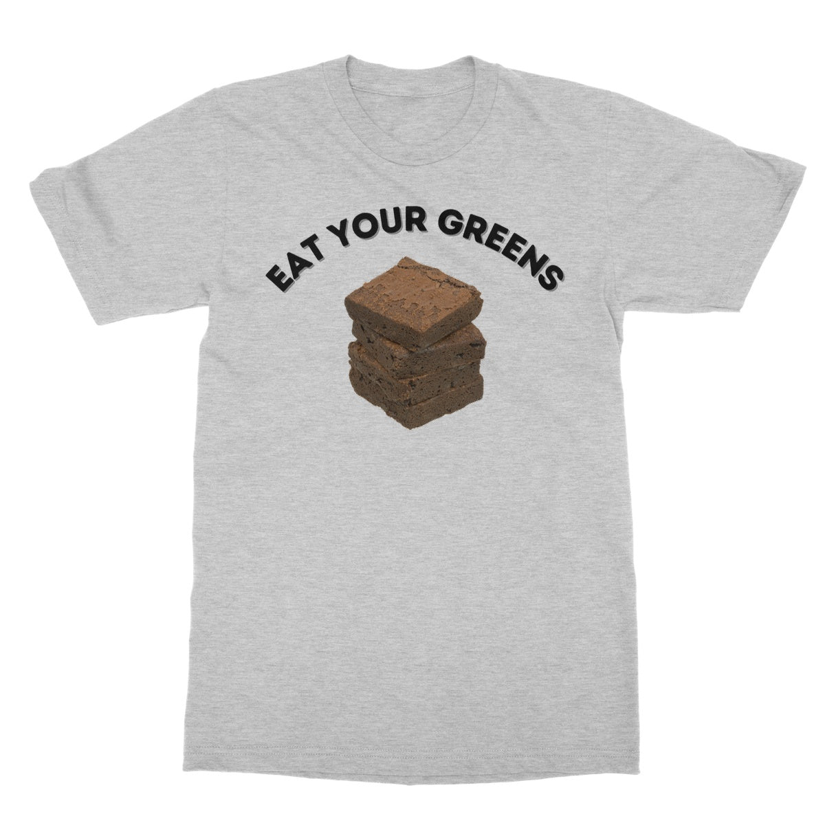 Eat Your Greens T-Shirt - Sport Grey - Funny T-Shirt