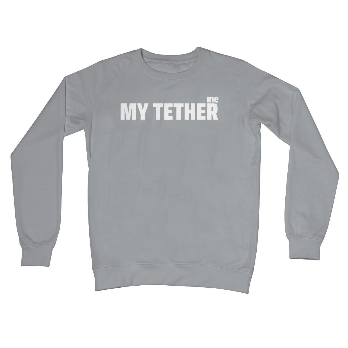 At The End Of My Tether Jumper - Steel Grey - Funny Jumper
