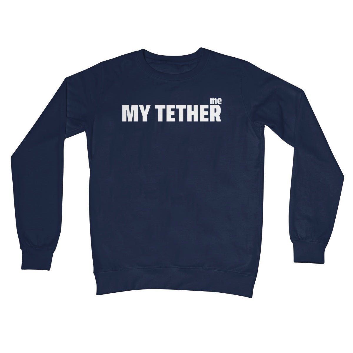 At The End Of My Tether Jumper - Oxford Navy - Funny Jumper