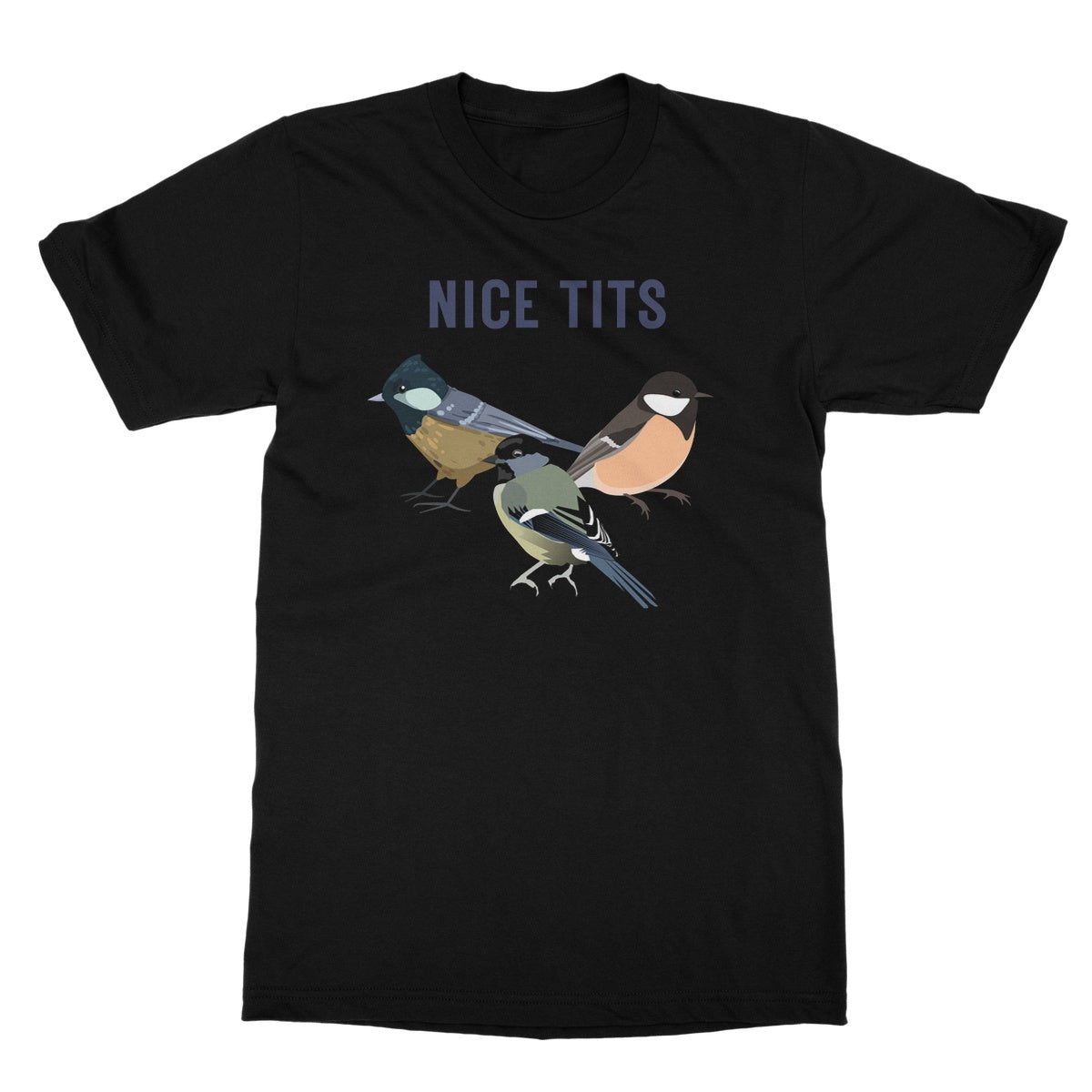 Nice Tits T-Shirt - Black - Funny T-Shirt