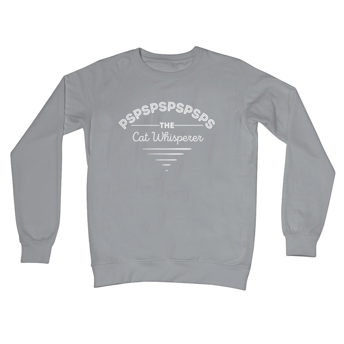 The Cat Whisperer Jumper - Steel Grey - Funny Jumper