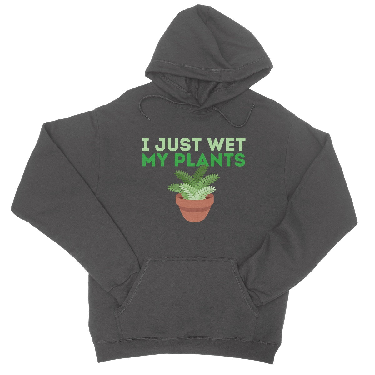 I Just Wet My Plants Hoodie - Charcoal - Funny Hoodie