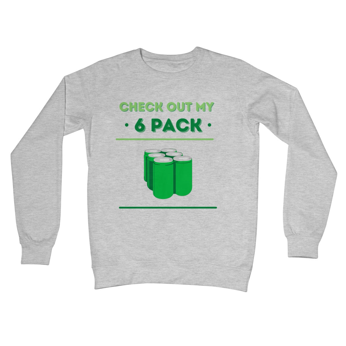 check out my 6 pack jumper grey