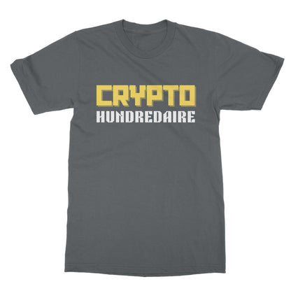Crypto Hundredaire T-Shirt - Charcoal - Funny T-Shirt
