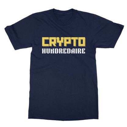Crypto Hundredaire T-Shirt - Navy - Funny T-Shirt