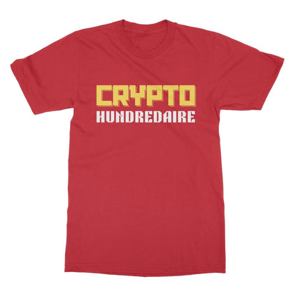 Crypto Hundredaire T-Shirt - Red - Funny T-Shirt