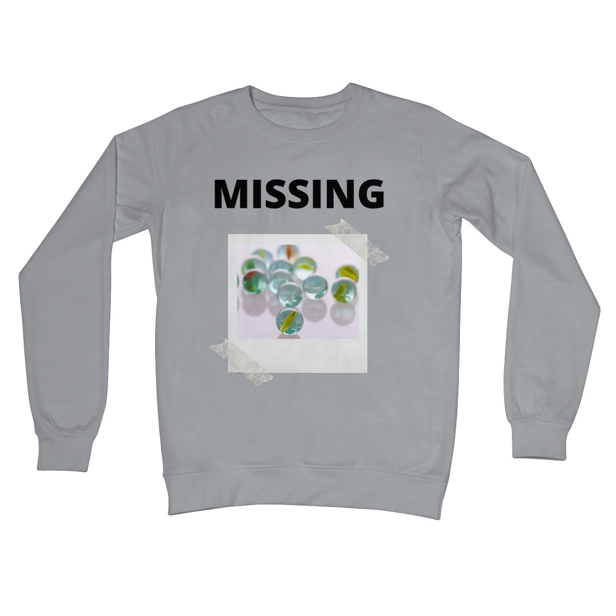 lost my marbles jumper grey