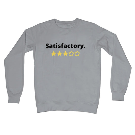 satisfactory jumper grey