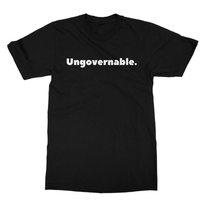 ungovernable t shirt black