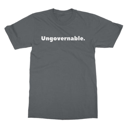 ungovernable t shirt grey