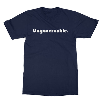 ungovernable t shirt navy