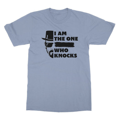 I am the one who knocks t shirt blue