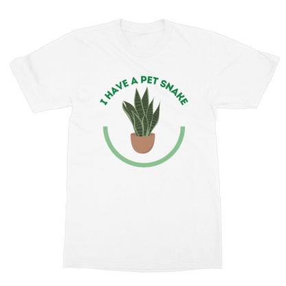 I Have A Pet Snake T-Shirt - White - Funny T-Shirt
