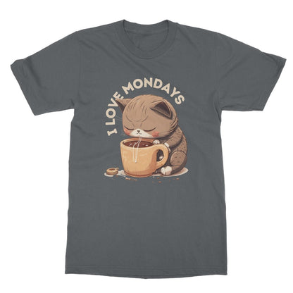 I Love Mondays T-Shirt - Charcoal - Funny T-Shirt