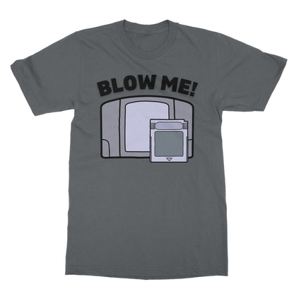 Blow Me! T-Shirt - Charcoal - Funny T-Shirt