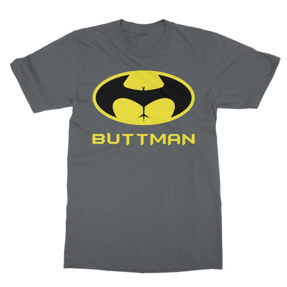 ButtMan T-Shirt - Charcoal - Funny T-Shirt