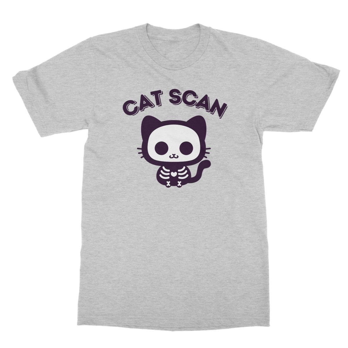 Cat Scan T-Shirt - Sport Grey - Funny T-Shirt
