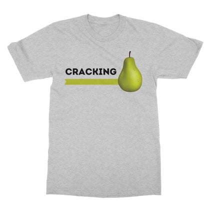 Cracking Pear T-Shirt - Sport Grey - Funny T-Shirt