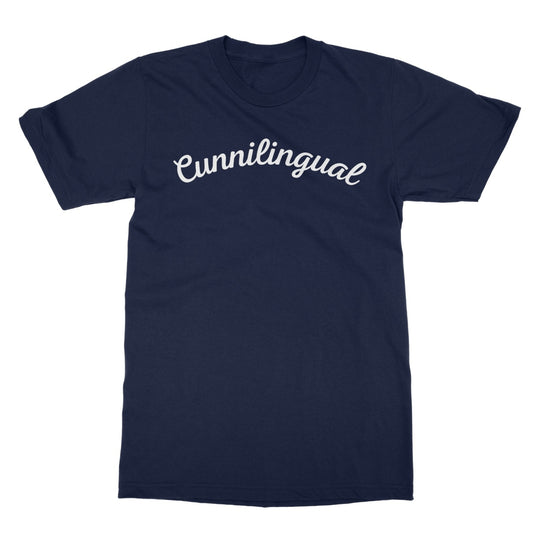 cunnilingual t shirt navy