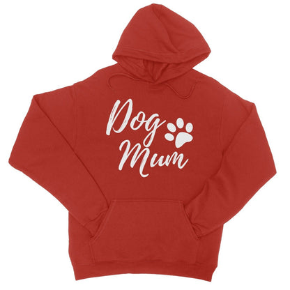 Dog Mum Hoodie - Fire Red - Funny Hoodie