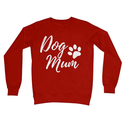 Dog Mum Jumper - Fire Red - Funny Jumper