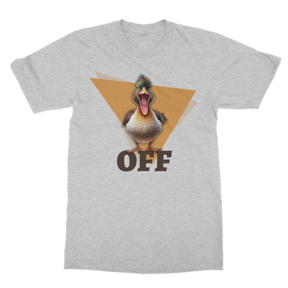 Duck Off T-Shirt - Sport Grey - Funny T-Shirt