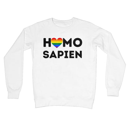 homo sapien jumper white