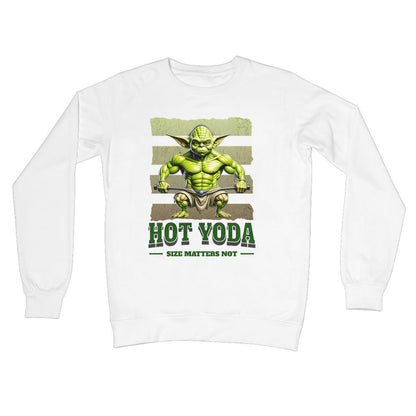 hot yoda jumper white