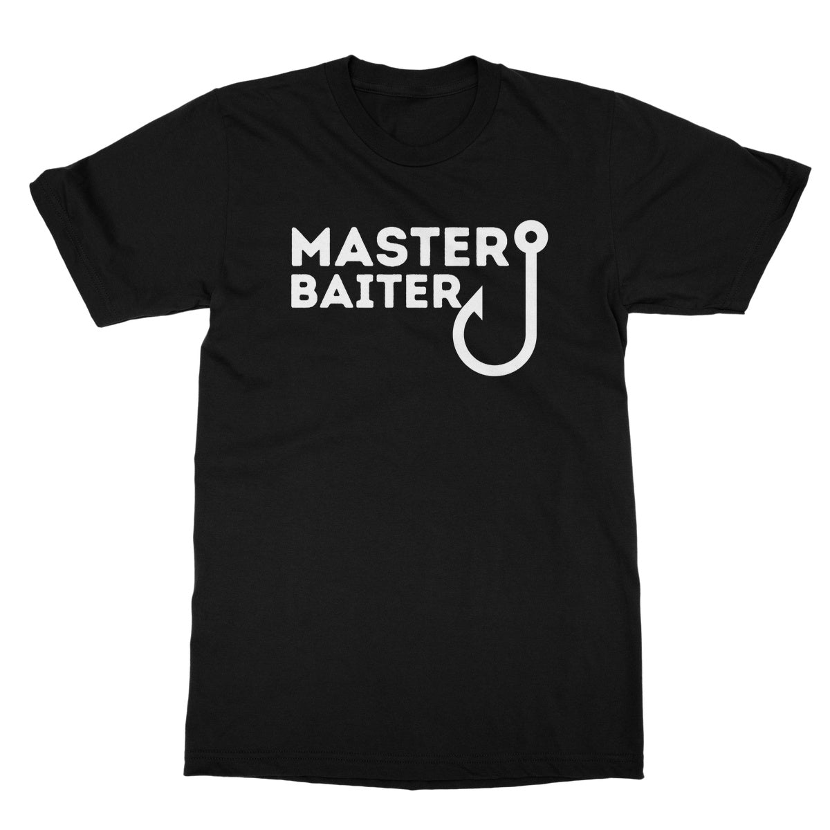 Master Baiter T-Shirt - Black - Funny T-Shirt