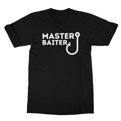 Master Baiter T-Shirt - Black - Funny T-Shirt