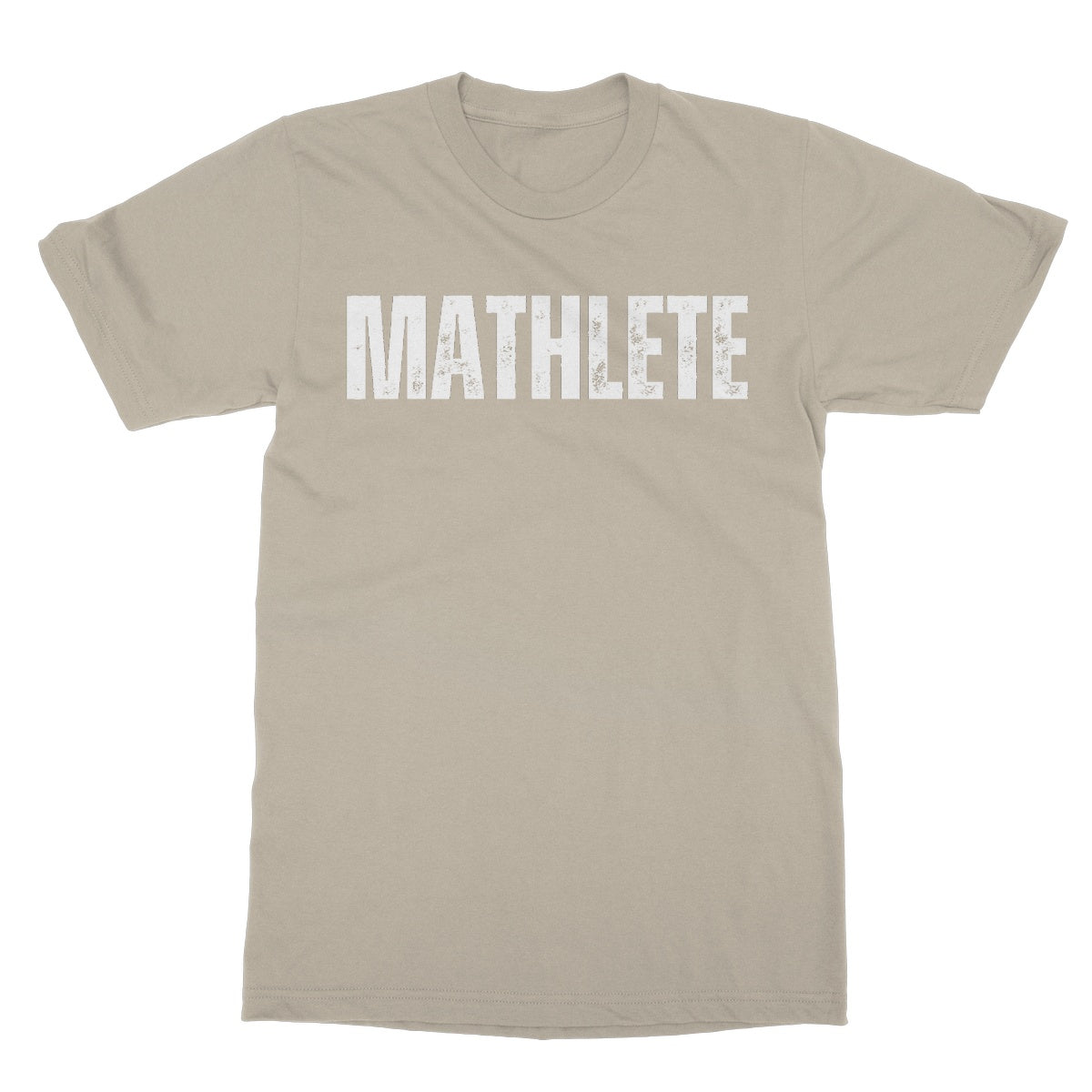 Mathlete T-Shirt - Sand - Funny T-Shirt