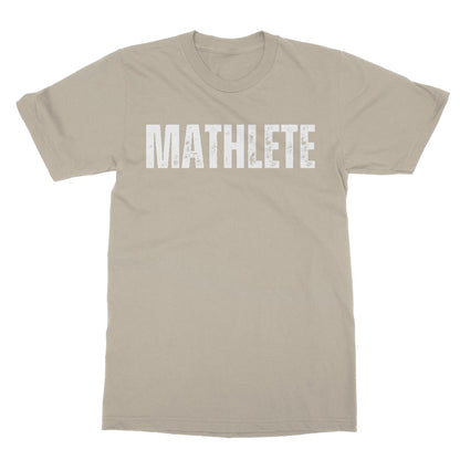 Mathlete T-Shirt - Sand - Funny T-Shirt