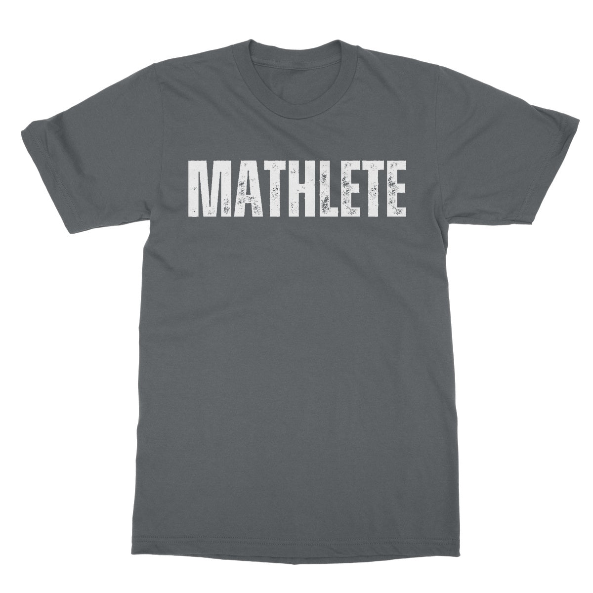 Mathlete T-Shirt - Charcoal - Funny T-Shirt