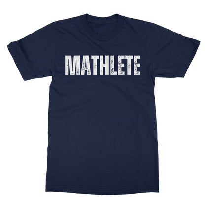 Mathlete T-Shirt - Navy - Funny T-Shirt