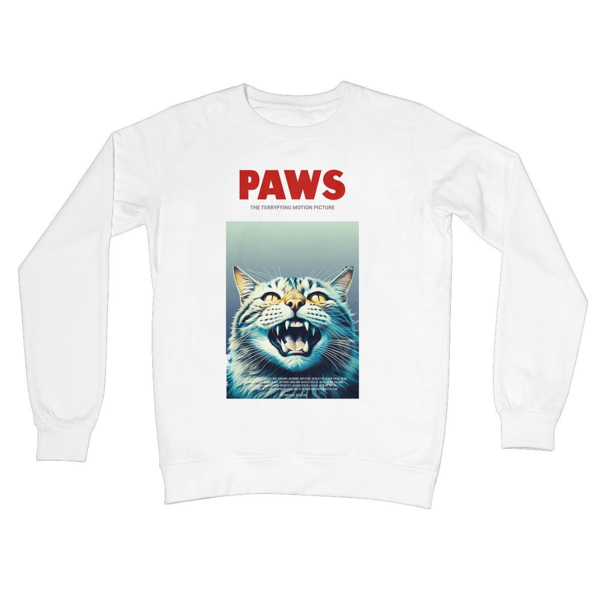 paws jumper white