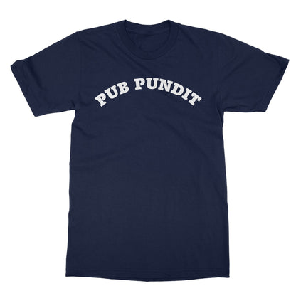 pub pundit t shirt navy