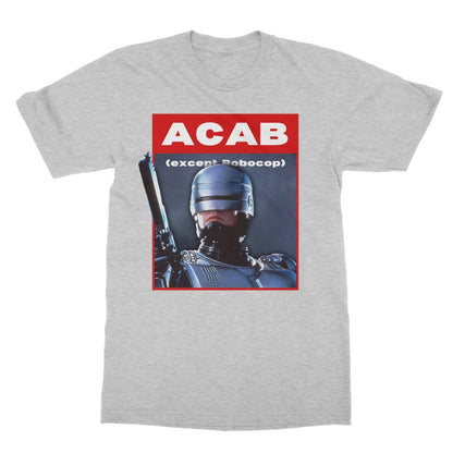 robocop t shirt grey