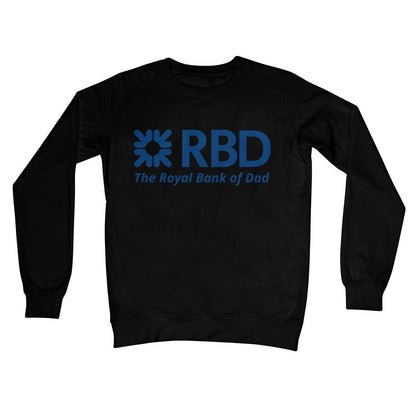 The Royal Bank Of Dad Jumper - Jet Black - Funny Jumper
