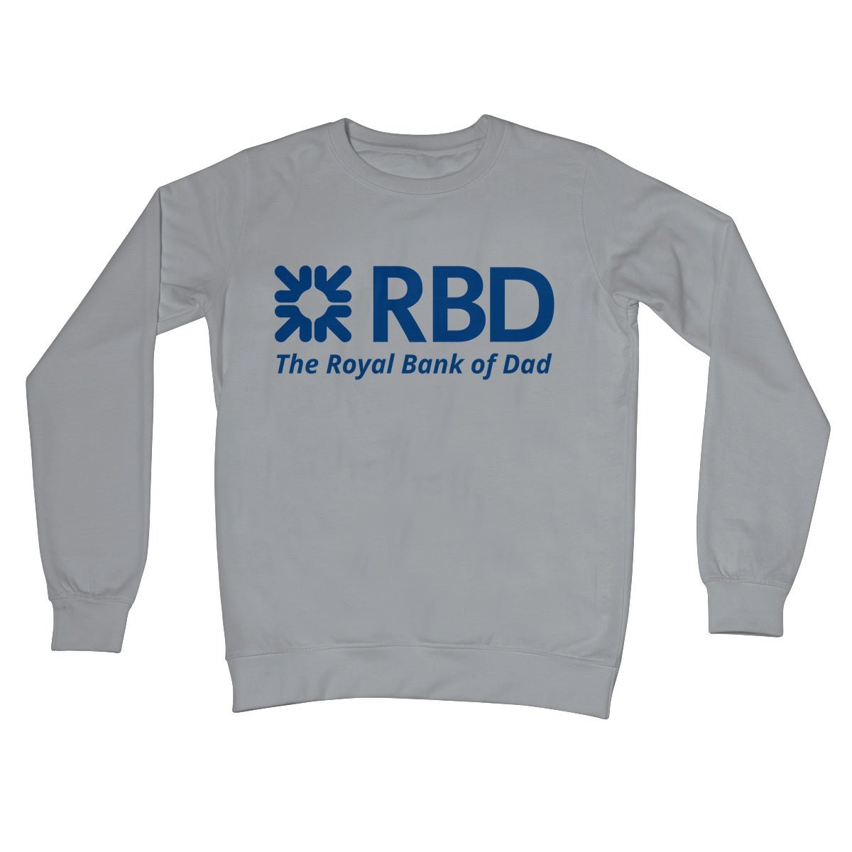 The Royal Bank Of Dad Jumper - Steel Grey - Funny Jumper