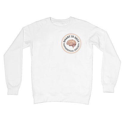 Smart Is Sexy Jumper - Arctic White - Funny Jumper