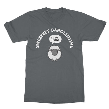 Sweet Caroline T-Shirt - Charcoal - Funny T-Shirt